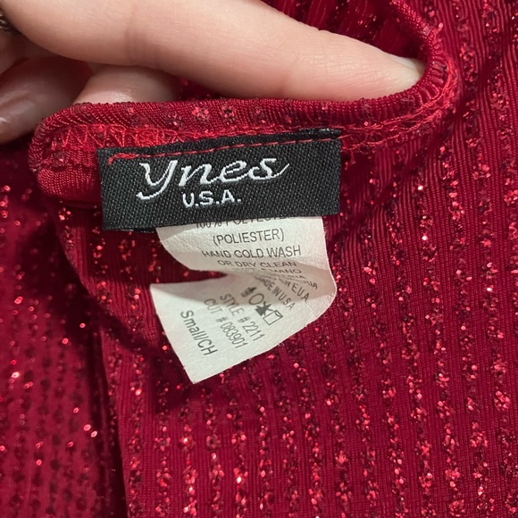 Red Backless Evening Dress - Picture 3 of 3